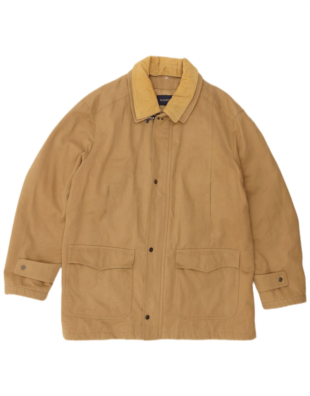 Mabrun Chaqueta cortavientos para hombre IT 52 XL Algodón beige