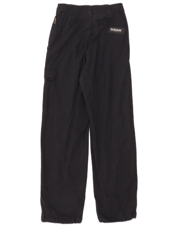 Napapijri Pantalones cargo holgados para niñas 11-12 años W26 L27 Azul marino