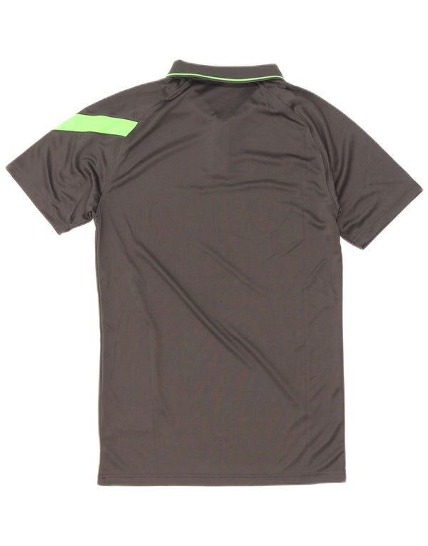 Polo Nike Dri Fit para hombre, poliéster color block, talla pequeña, gris