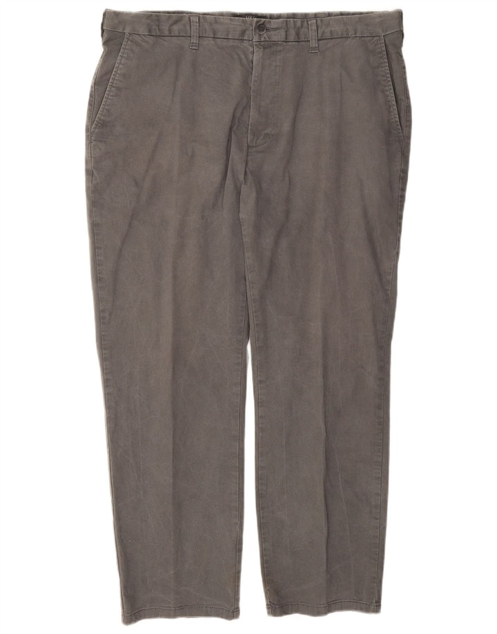 Marks & Spencer Pantalones chinos regulares para hombre W40 L29 Algodón gris