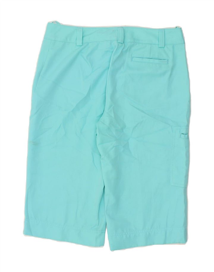 IZOD Womens Cargo Shorts US 10 Large W32  Blue Polyester Vintage Izod and Second-Hand Izod from Messina Hembry 