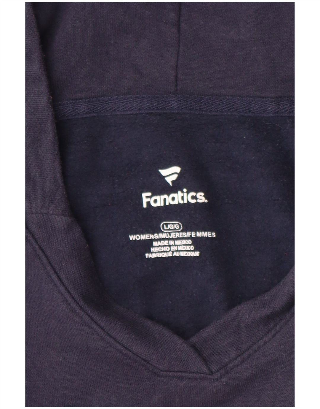 FANATICS Chicago Bears - Sudadera con capucha para mujer, talla grande, color azul marino