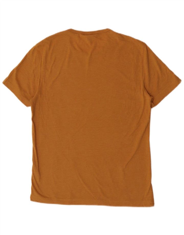 Camiseta Penguin Hombre Top Medium Amarillo Algodón