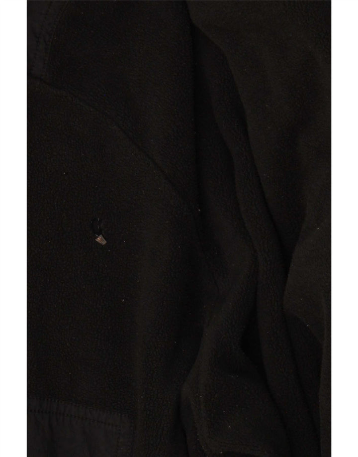 Nike - Jersey de forro polar con cuello y cremallera para hombre, talla 2XL, color negro