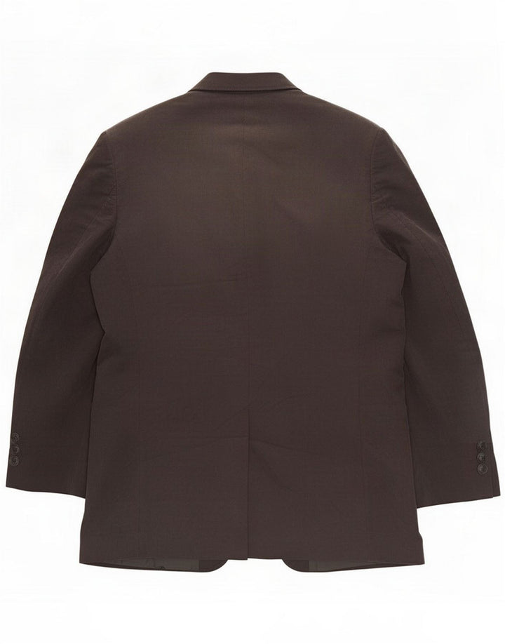 Marks & Spencer Chaqueta tipo blazer de 2 botones para hombre UK 42 XL Poliéster gris