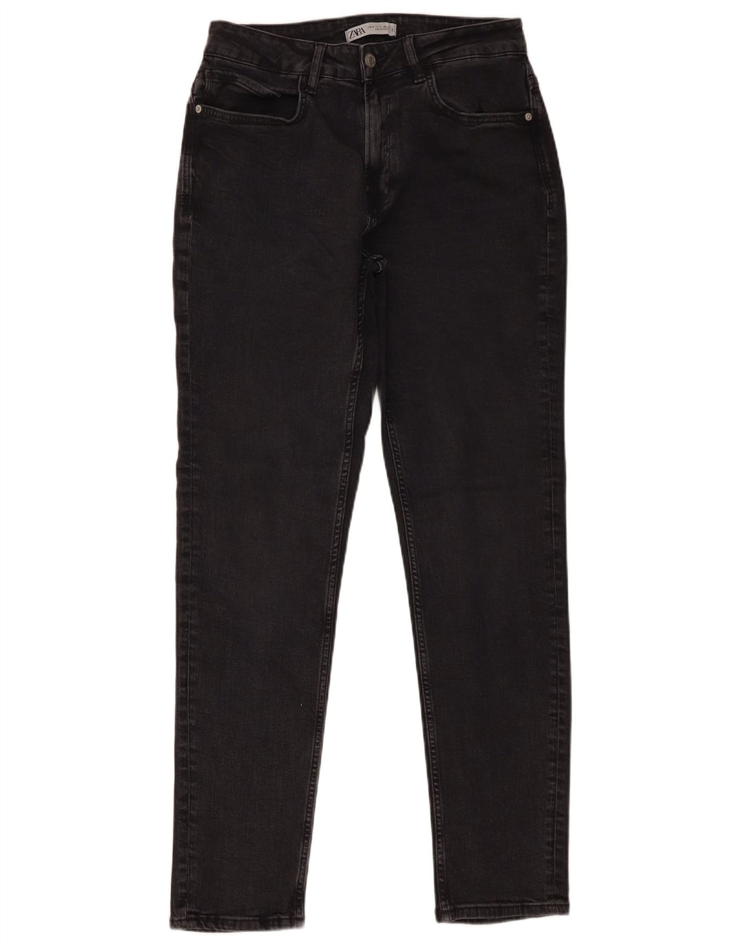 Zara Mens Slim Jeans EU 40 Medium W31 L31 Algodón Negro