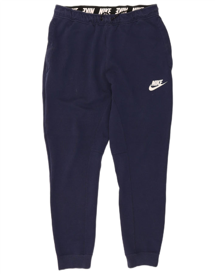 Pantalón De Chándal Nike Hombre Joggers Medium Azul Marino Algodón