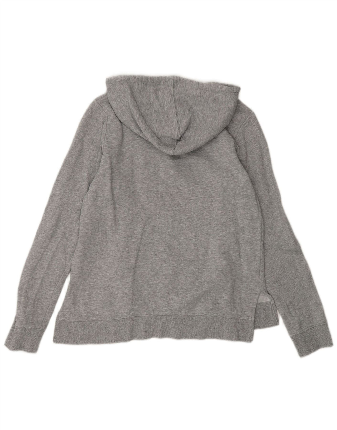 REEBOK Jersey con capucha gráfica para mujer Reino Unido 14 Algodón moteado gris medio