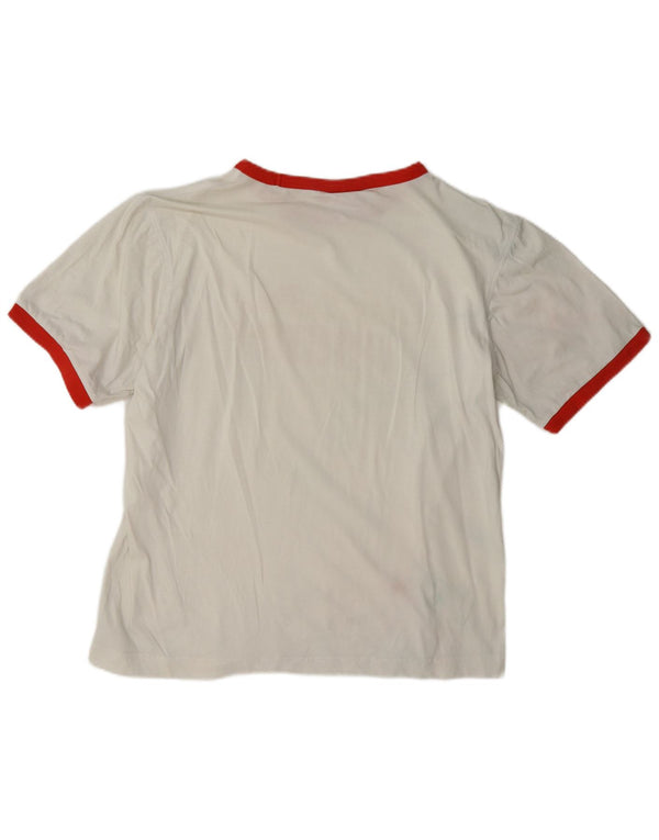 Puma Camiseta Gráfica Para Hombre Top Medium Blanco Colorblock
