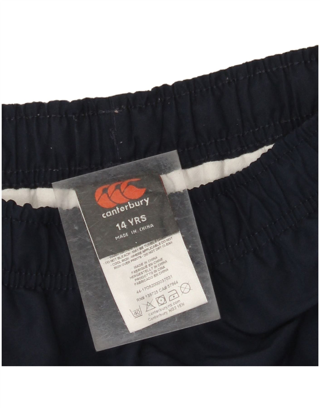 CANTERBURY Pantalones cortavientos con estampado gráfico para niña 13-14 años Azul marino