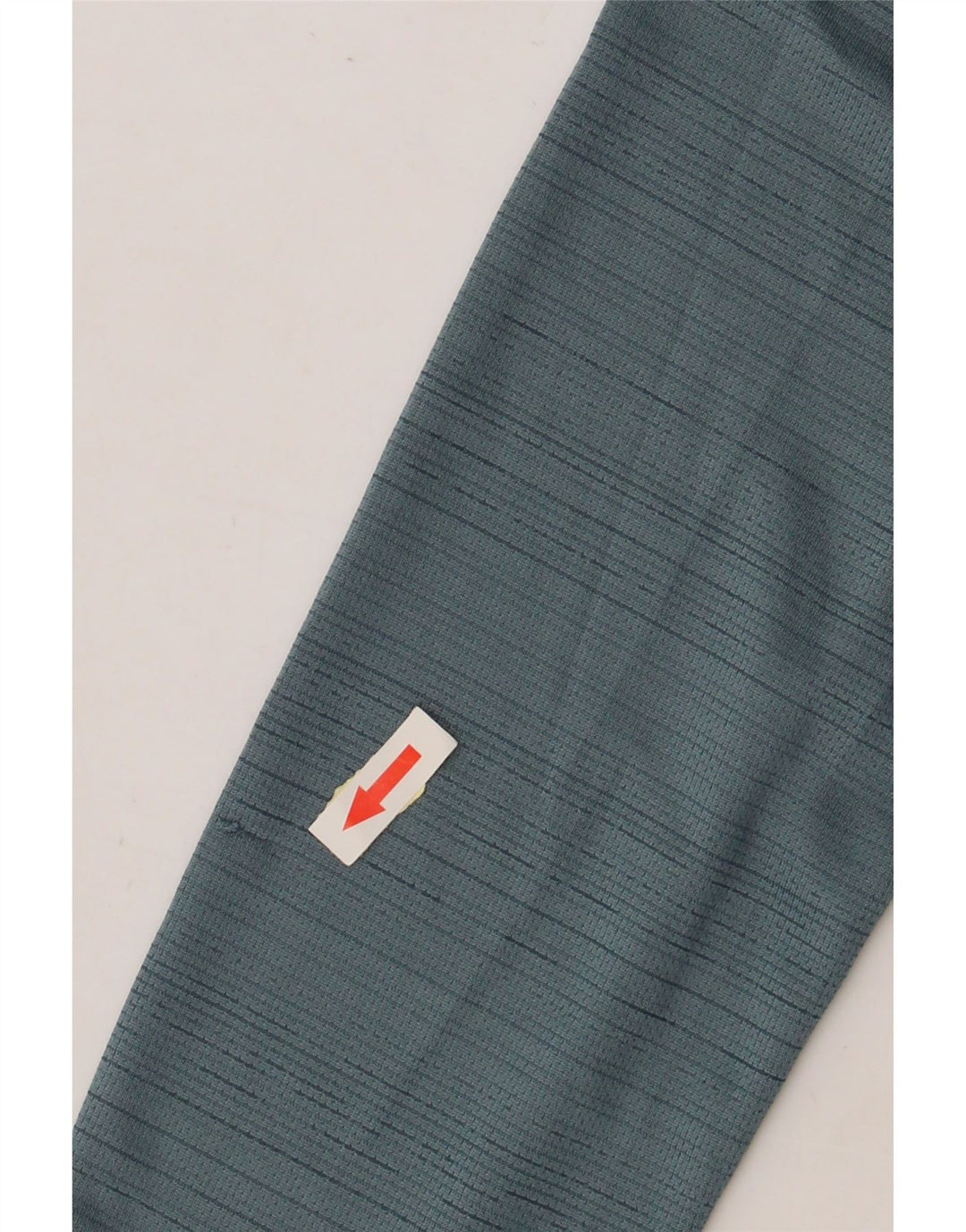 NIKE Camiseta Dri Fit para hombre de manga larga de poliéster a rayas azul medio