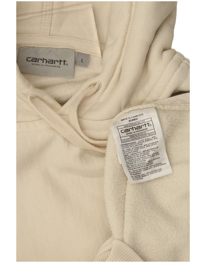 Carhartt Hombre Sudadera Con Capucha Jumper Grande Algodón Blanco