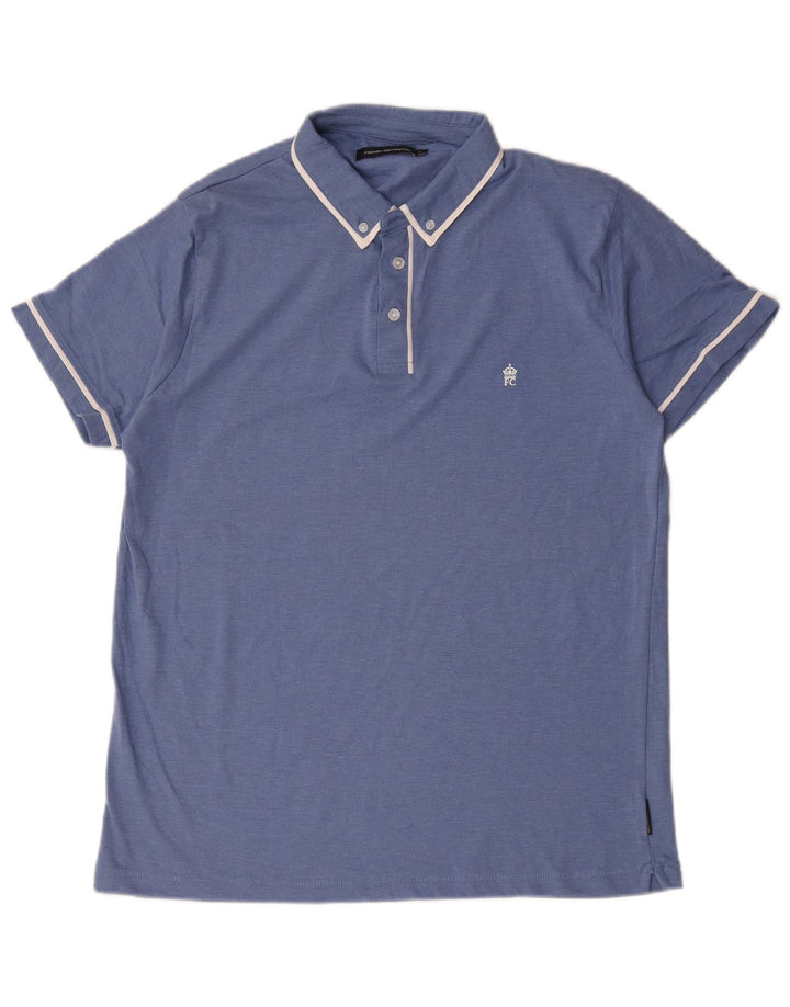 French Connection Polo Hombre XL Algodón Azul