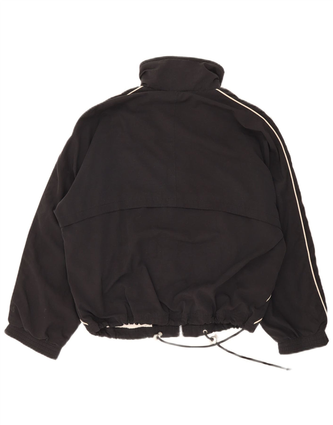 Lotto Chaqueta de chándal holgada para hombre XS Poliéster negro