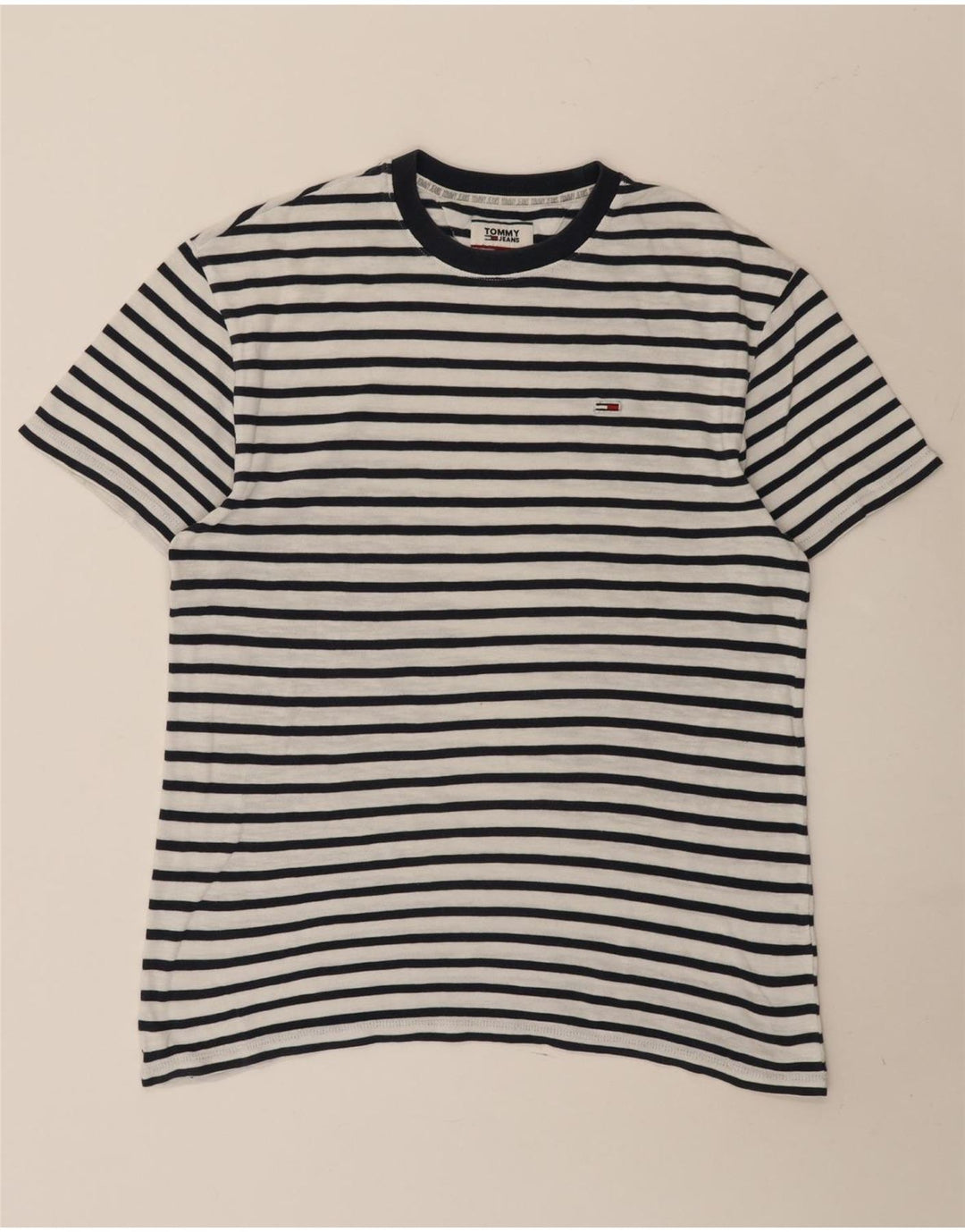 Camiseta Tommy Hilfiger Hombre Top Medium Blanco Rayas