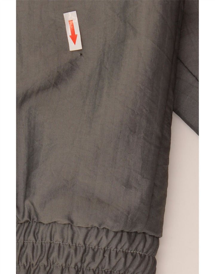 Vintage hombres Sherpa Bomber chaqueta Reino Unido 40 gris grande