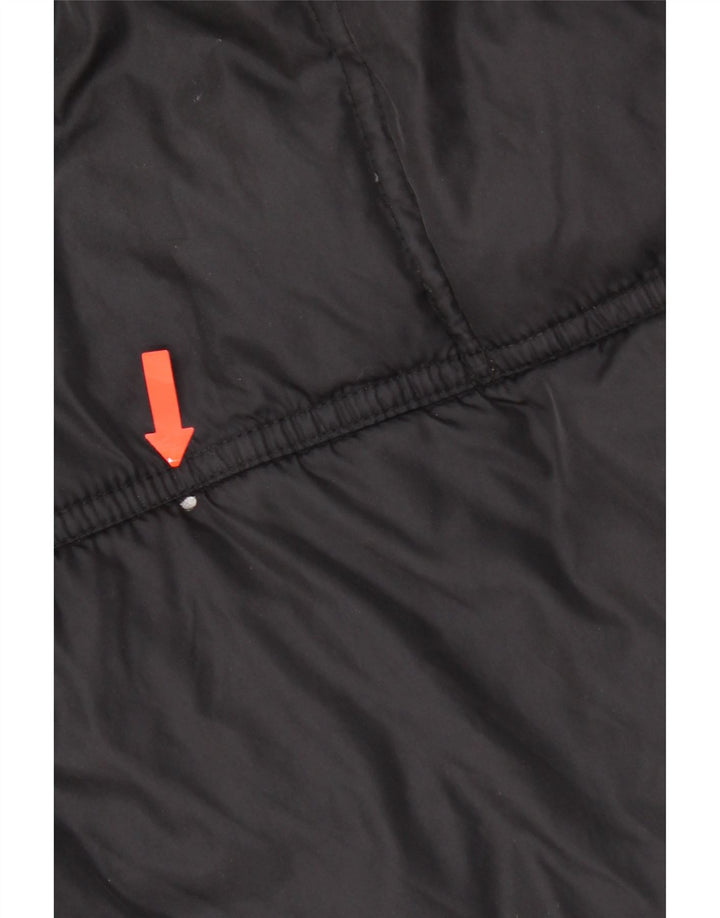 Fila Chaqueta acolchada con capucha para hombre IT 54 2XL Poliamida negra