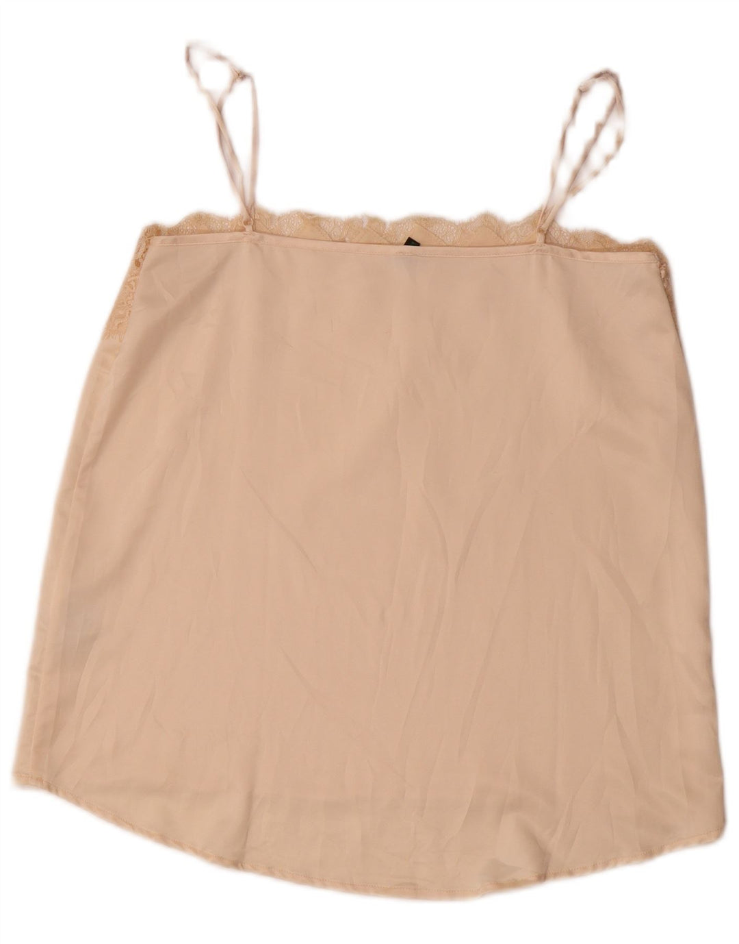 Benetton Top Camisola Mujer ES 42 Medio Beige Poliéster