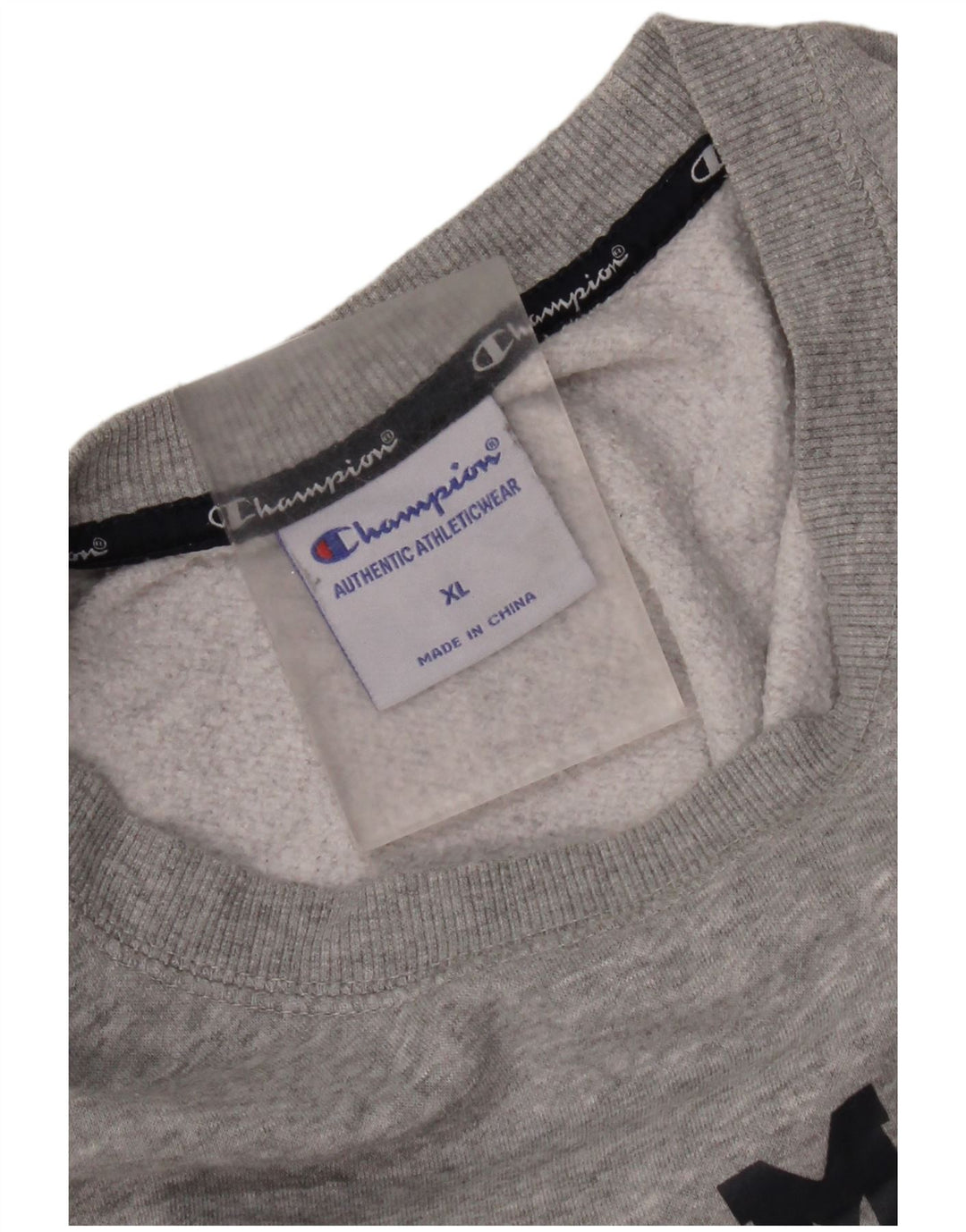 Champion Sudadera Gráfica para Hombre Jumper XL Algodón Gris