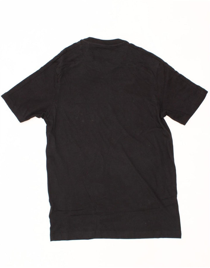 ADIDAS Mens T-Shirt Top Small Black Cotton Vintage Adidas and Second-Hand Adidas from Messina Hembry 