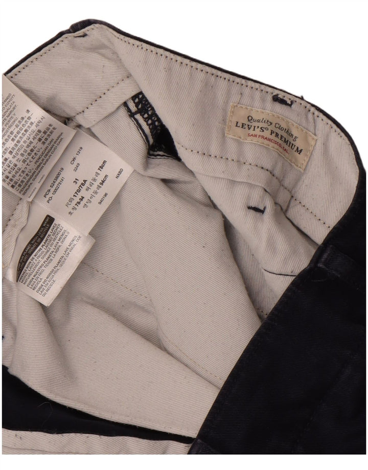 Pantalones cortos chinos Levi's para hombre W31 Algodón azul marino medio