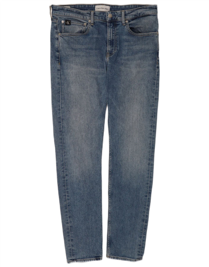 Calvin Klein Jeans ajustados para hombre W31 L32 Algodón azul