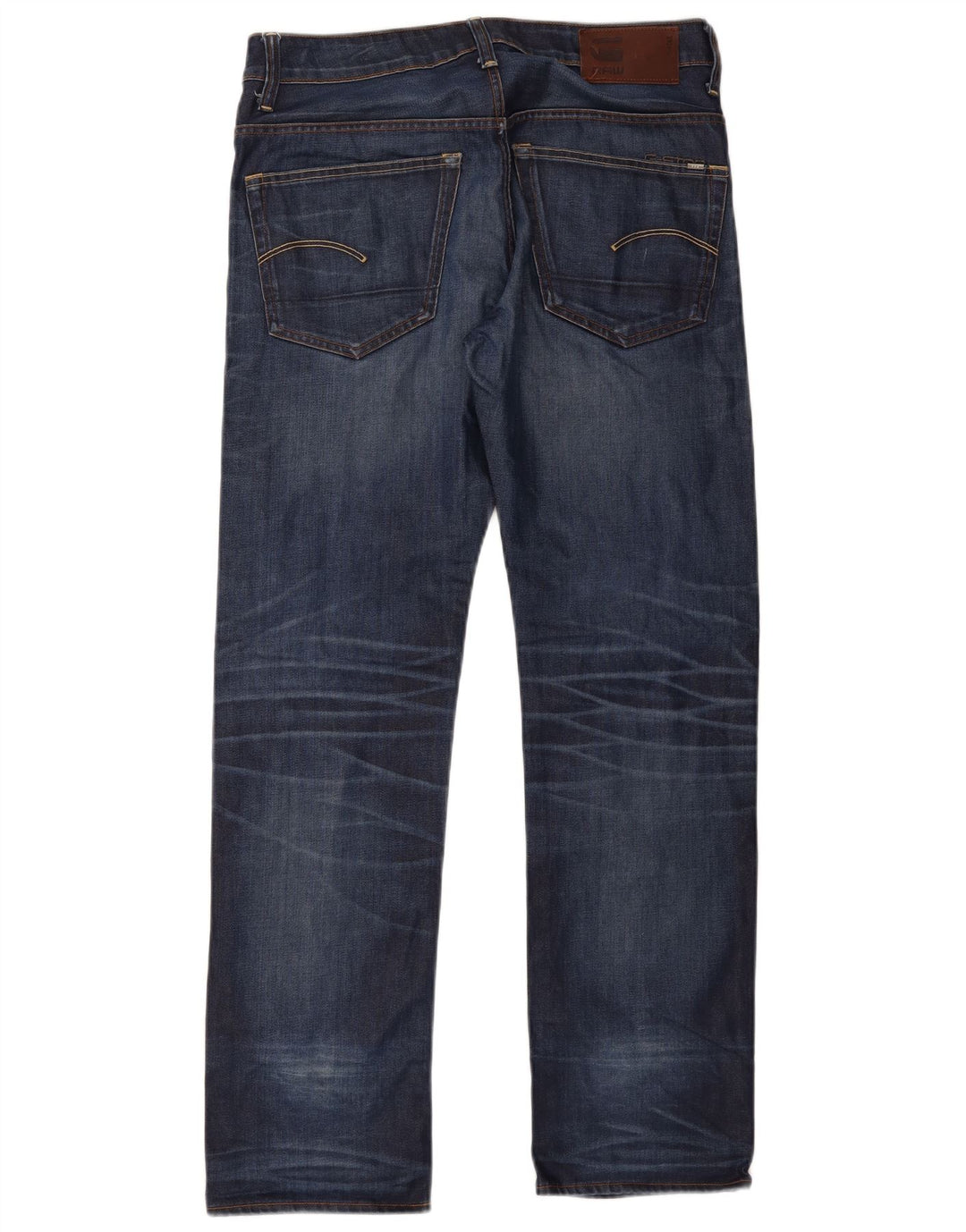 Vaqueros rectos para hombre G-Star W34 L34 Algodón azul marino
