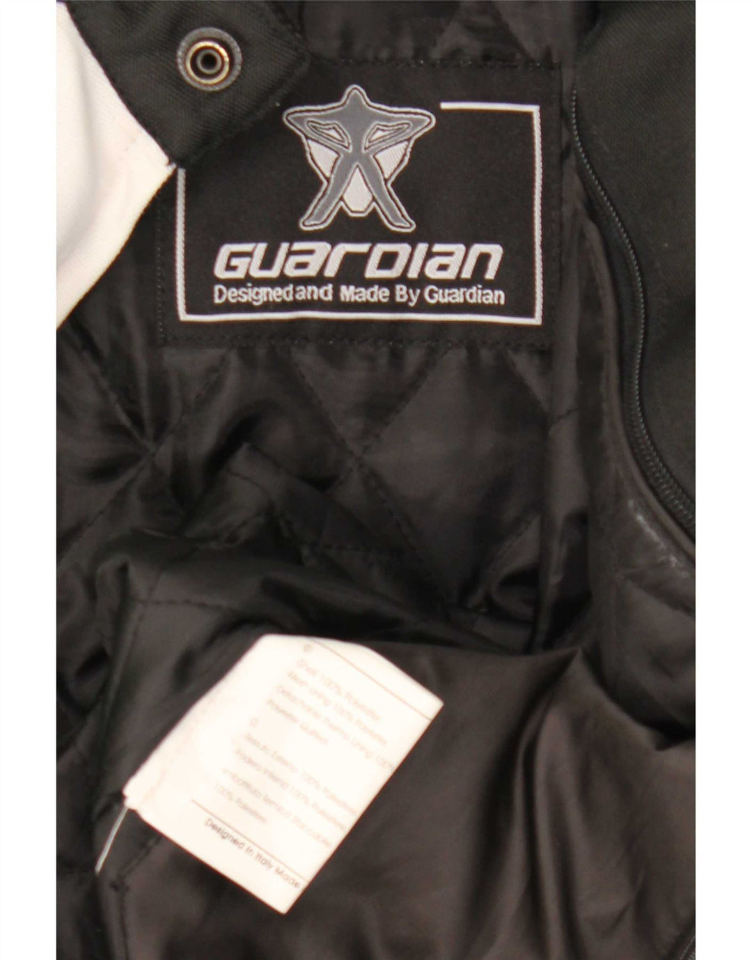 Guardian Chaqueta de motociclista para mujer UK 40 Medium Black Colorblock