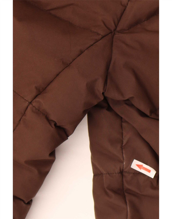 Murphy & Nye Chaqueta acolchada con capucha para mujer UK 44 Algodón marrón medio