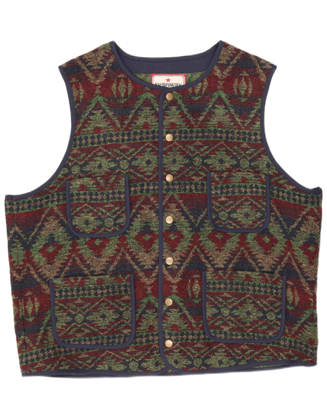 JOE BROWNS Chaleco para hombre XL Multicolor Fair Isle