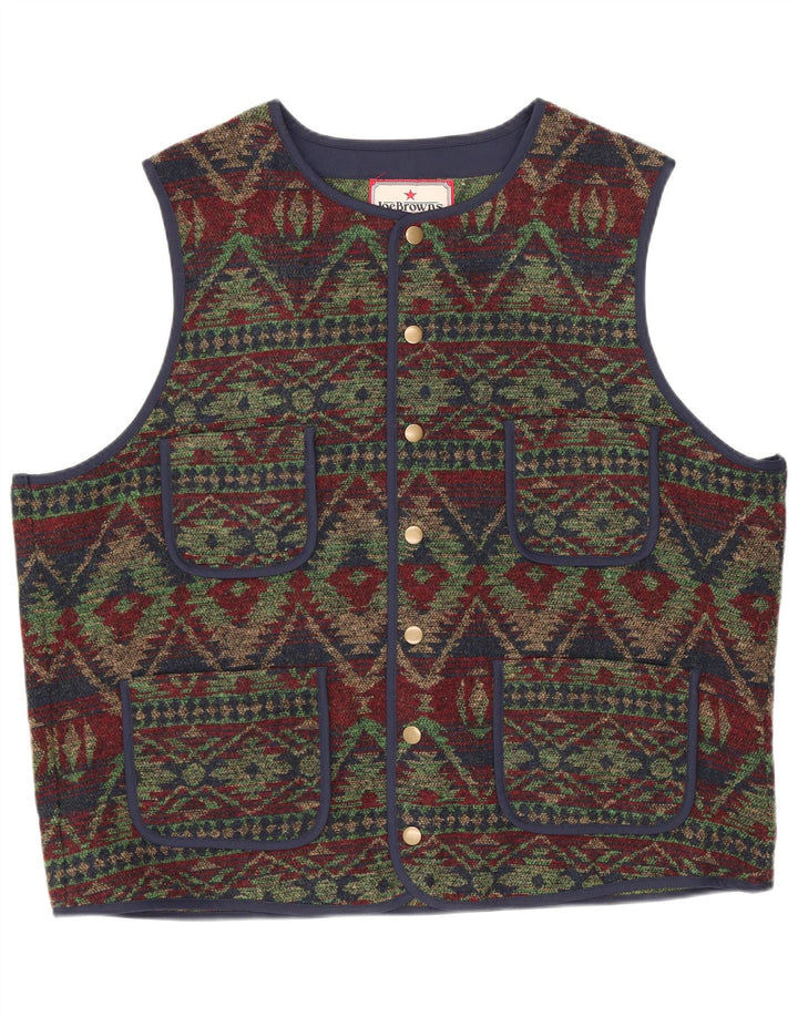 JOE BROWNS Chaleco para hombre XL Multicolor Fair Isle
