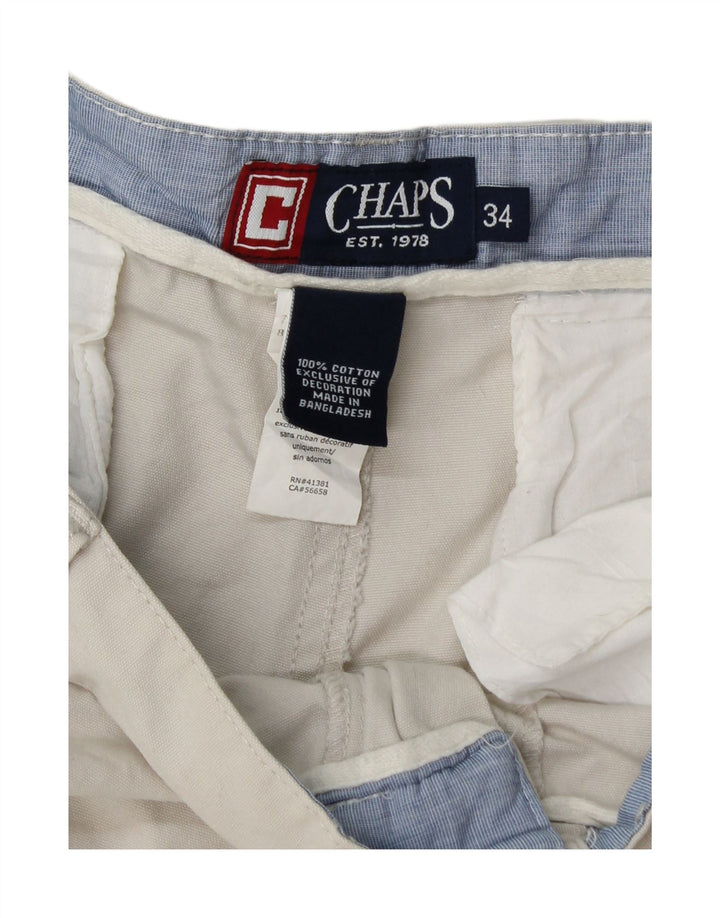 Chaps Pantalones cortos cargo para hombre W34 Algodón beige grande