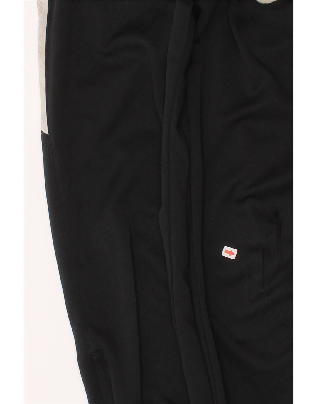 Nike Pantalones de chándal para niños 6-7 años Grande Negro Colorblock Poliéster