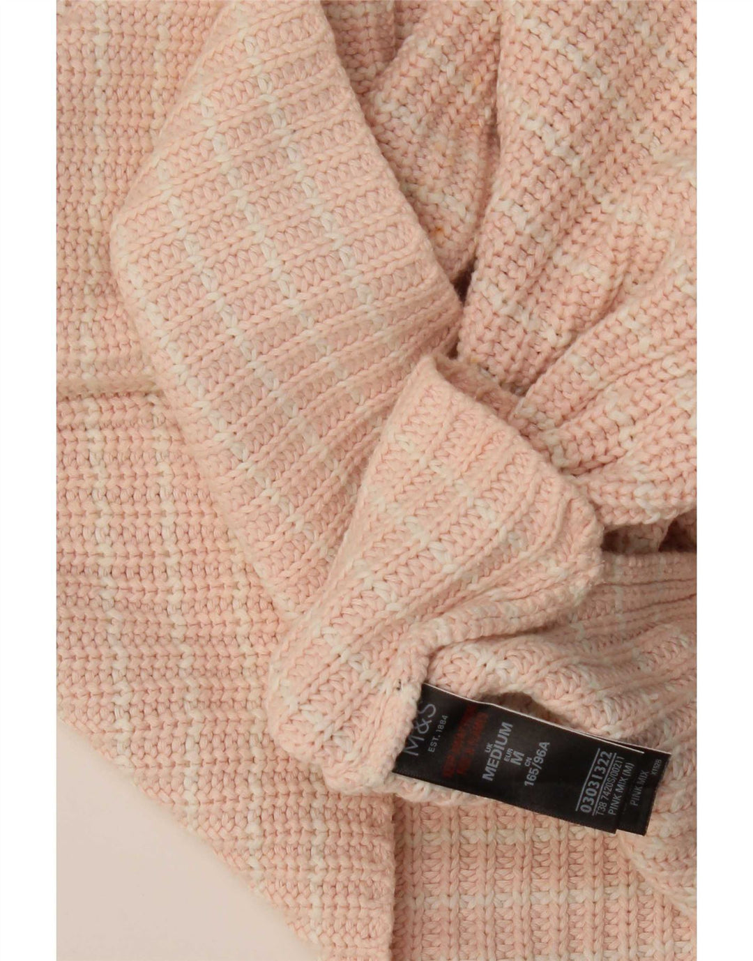 Marks & Spencer Jersey con cuello barco para mujer, talla 40, color rosa medio