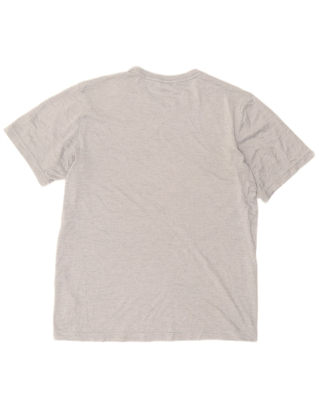 Camiseta Nike Dri Fit para hombre Top poliéster moteado gris medio