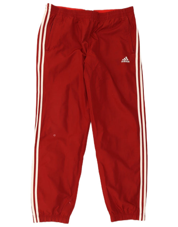 Adidas Hombre Pantalones De Chándal Joggers Medium Rojo Poliéster