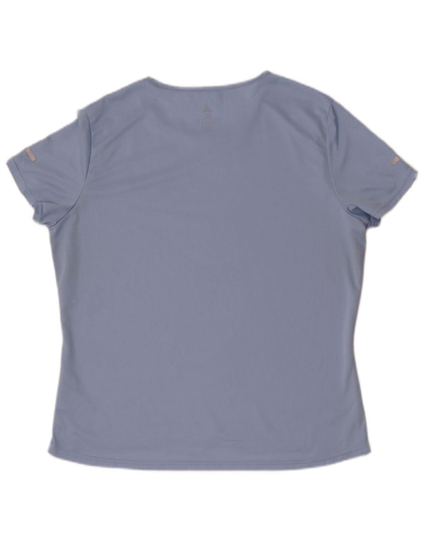 Adidas Mujer Climalite Camiseta Top UK 20/22 XL Azul Poliéster
