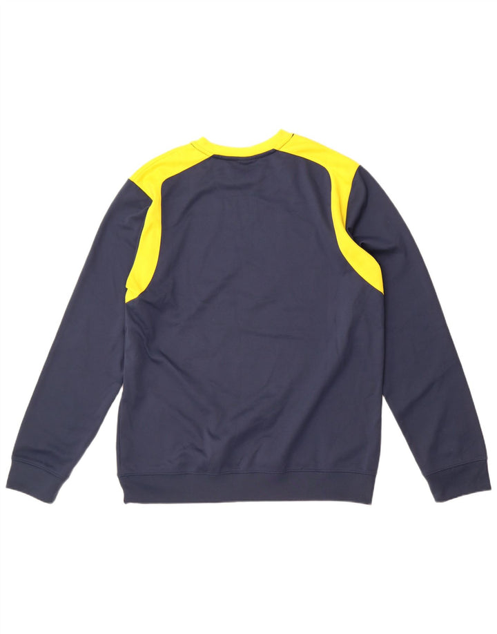 Joma Hombre Sudadera Jumper Large Azul Marino Colorblock Poliéster