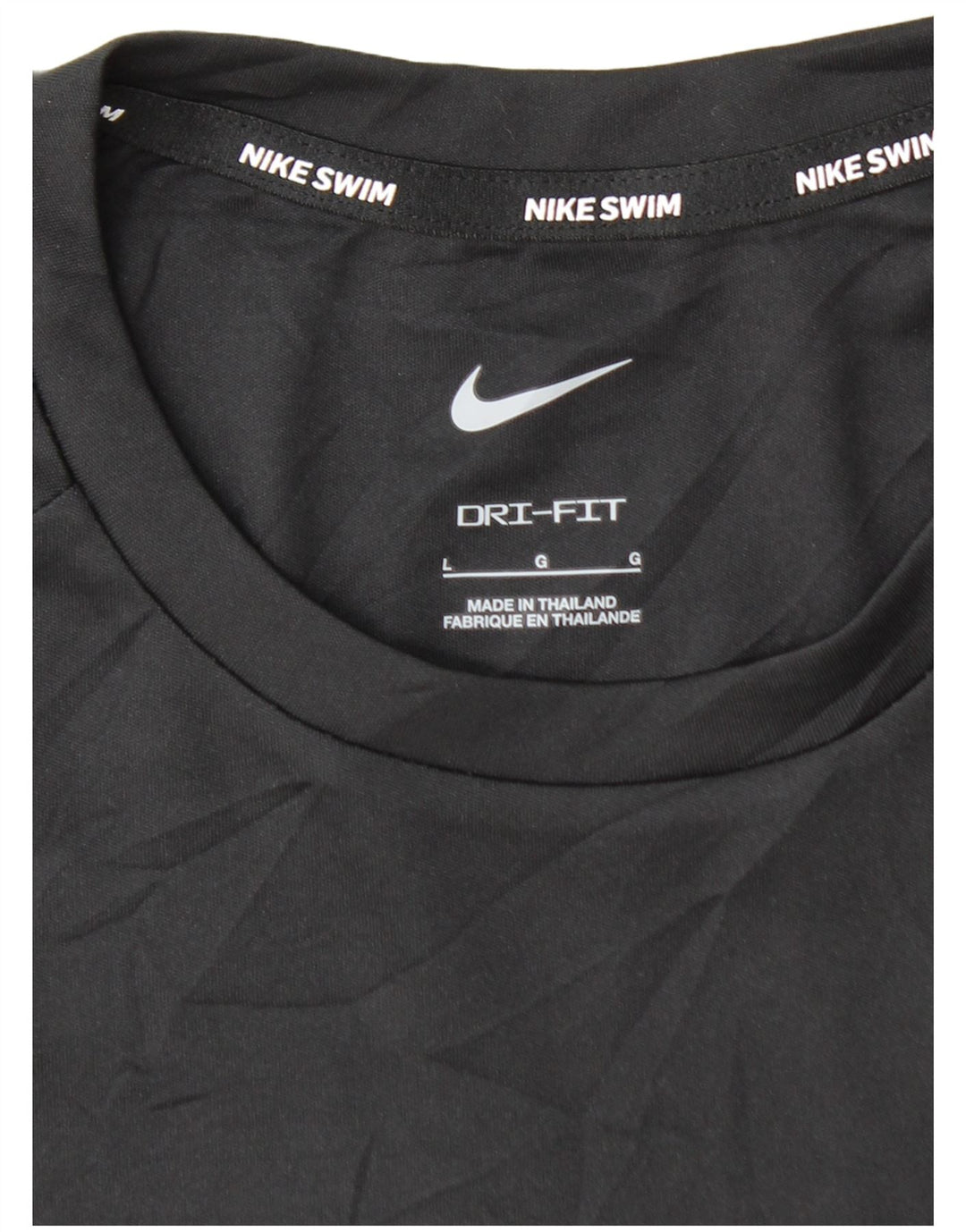 NIKE Hombre Dri Fit Top Manga Larga Grande Negro