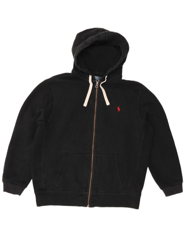 Polo Ralph Lauren Sudadera con capucha y cremallera para hombre XL Algodón negro