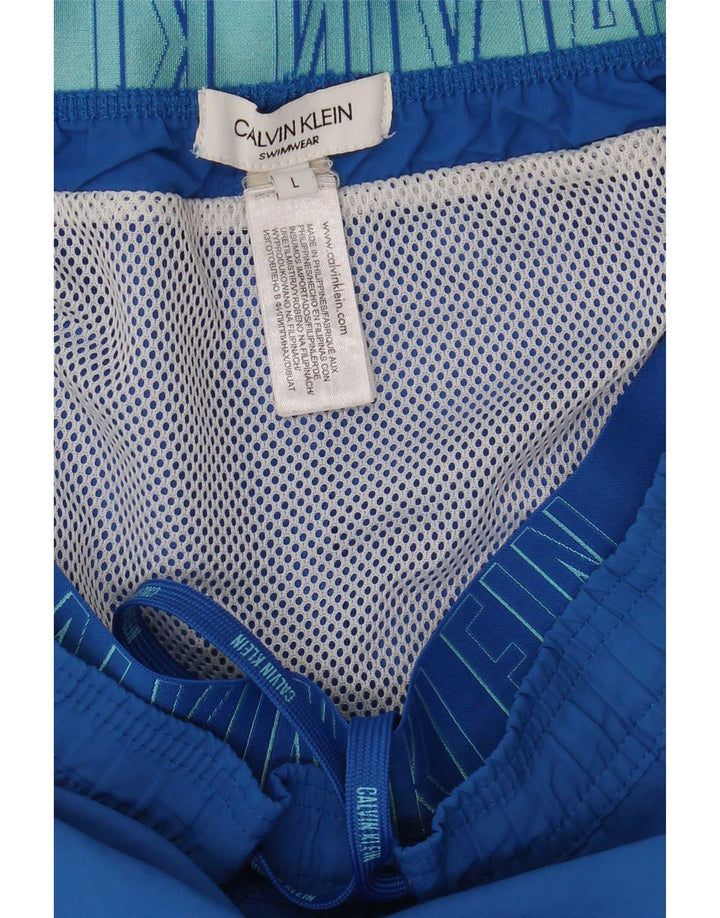 Bañador Calvin Klein Hombre Grande Poliéster Azul