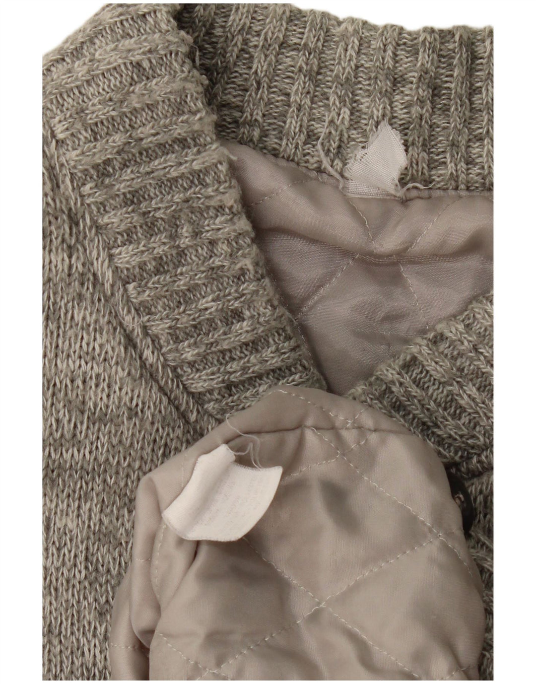 VINTAGE Suéter Cárdigan para Hombre XL Gris
