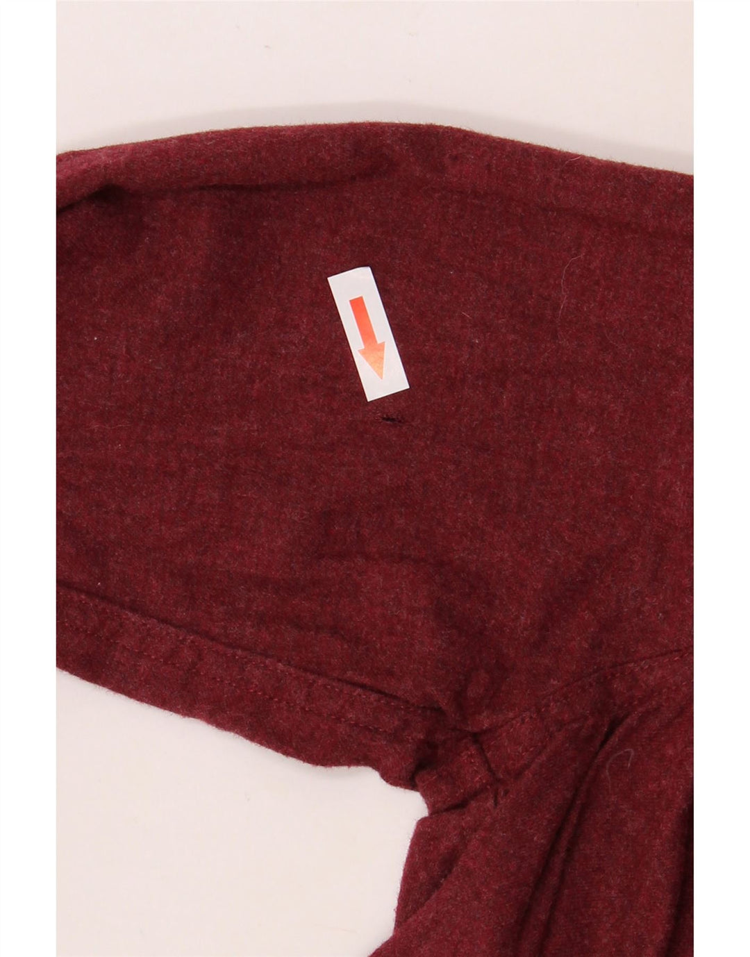 EDDIE BAUER Camisa extragrande para mujer UK 10 Small Granate Algodón