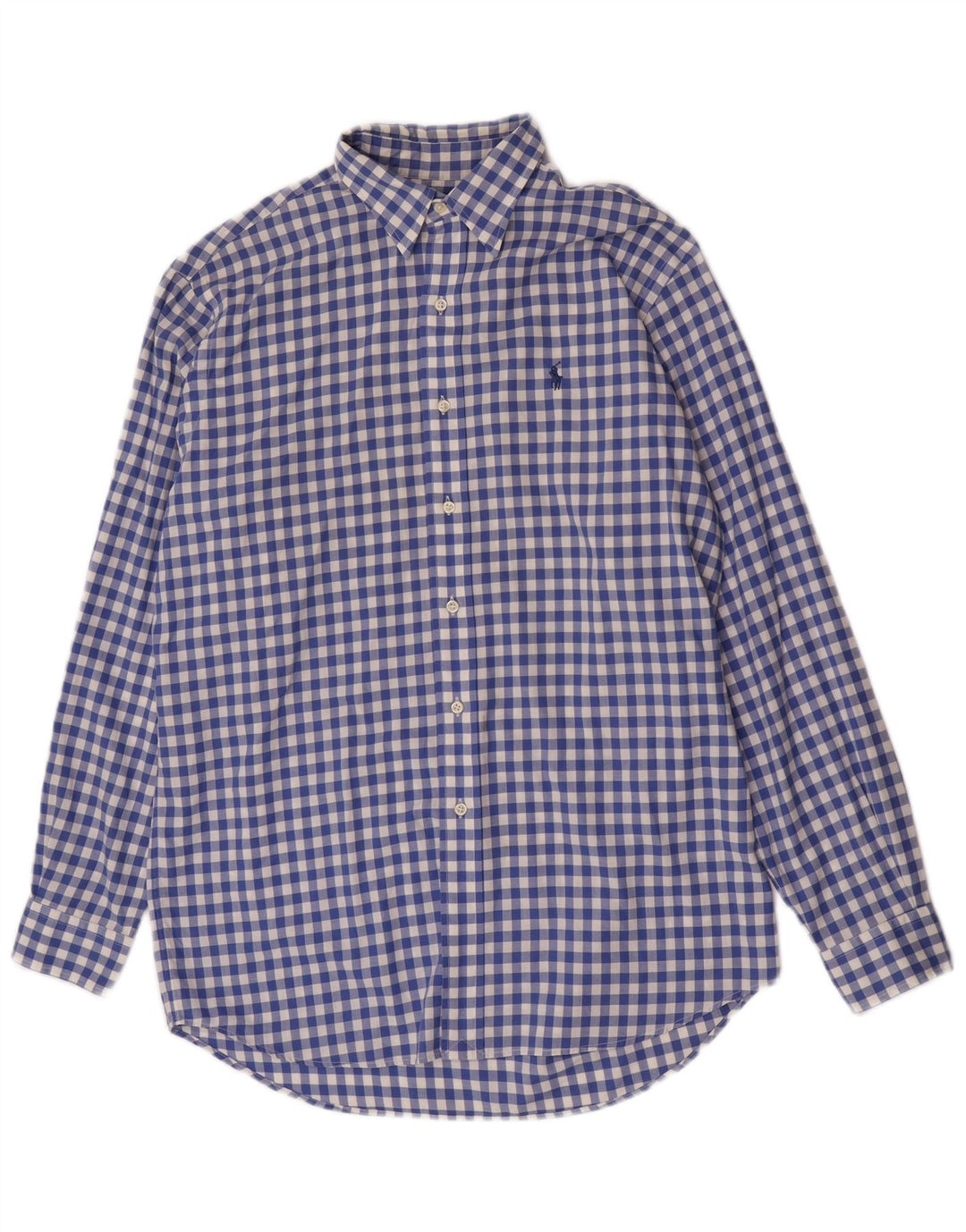Polo Ralph Lauren Camisa Lowell para hombre de algodón a cuadros azul medio
