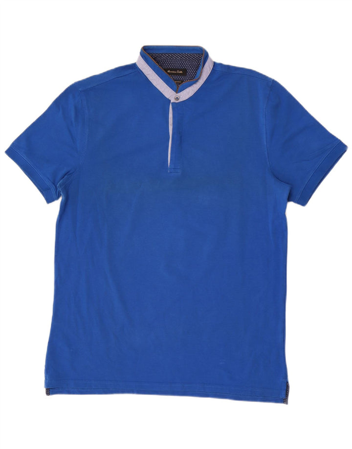 Polo Massimo Dutti Hombre Azul Grande