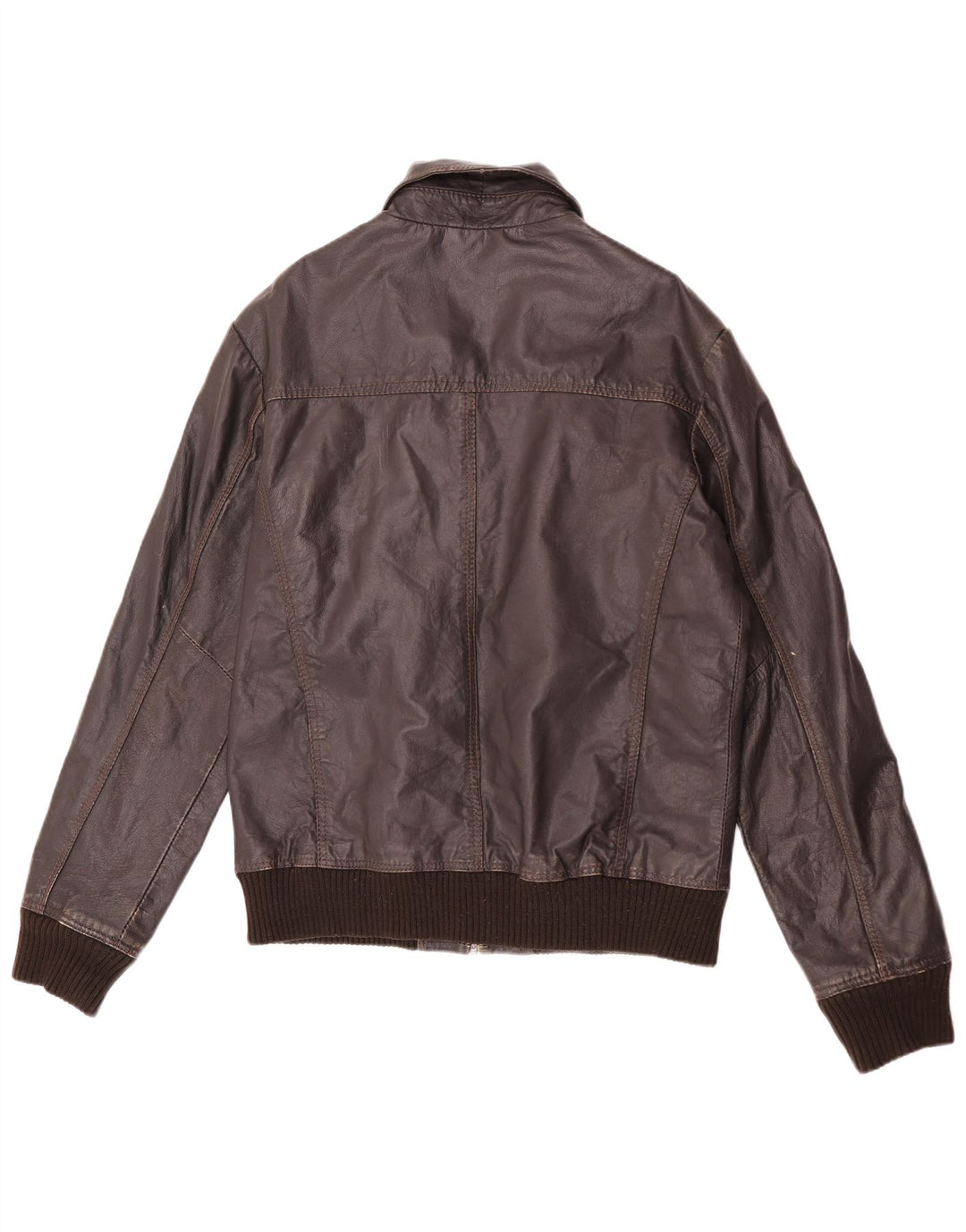 Project Chaqueta de cuero para hombre UK 40 Large Brown