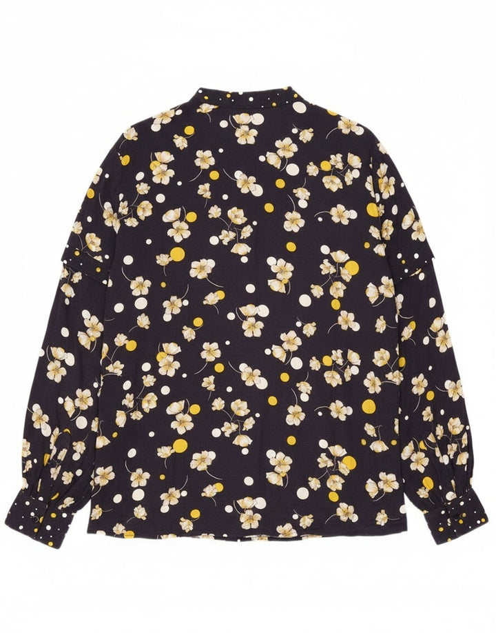 Penny Black - Jersey para mujer, talla 40, talla grande, viscosa floral, color azul marino