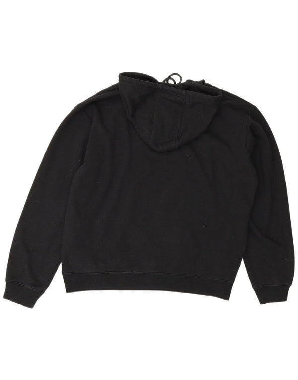 Fila Hombre Gráfico Sudadera Con Capucha Jersey Mediano Negro Rayas Poliéster