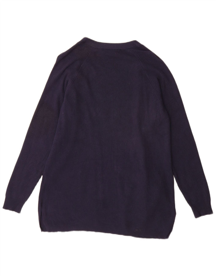 Marks & Spencer - Cárdigan largo para mujer, talla 40, tamaño mediano, azul marino