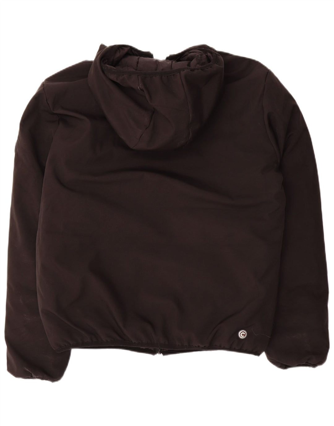 COLMAR Womens Hooded Reversible Padded Jacket UK 20 2XL Black Polyester